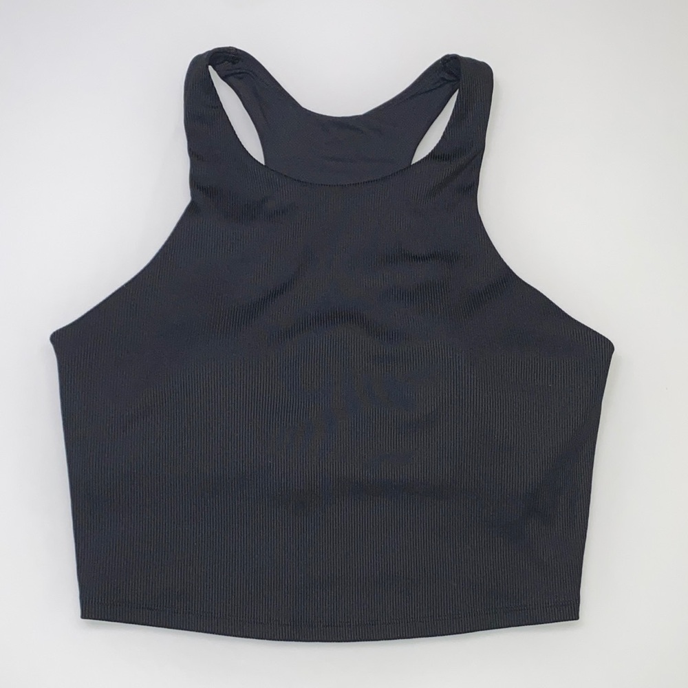All in Motion black high neck bra